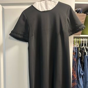 Ann Taylor Scallop Sleeve Swing Dress